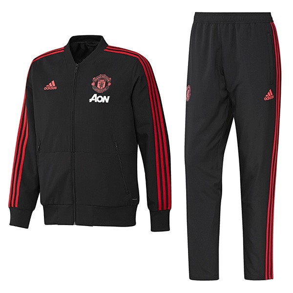 Chandal Del Manchester United 2018-2019 Negro Rojo